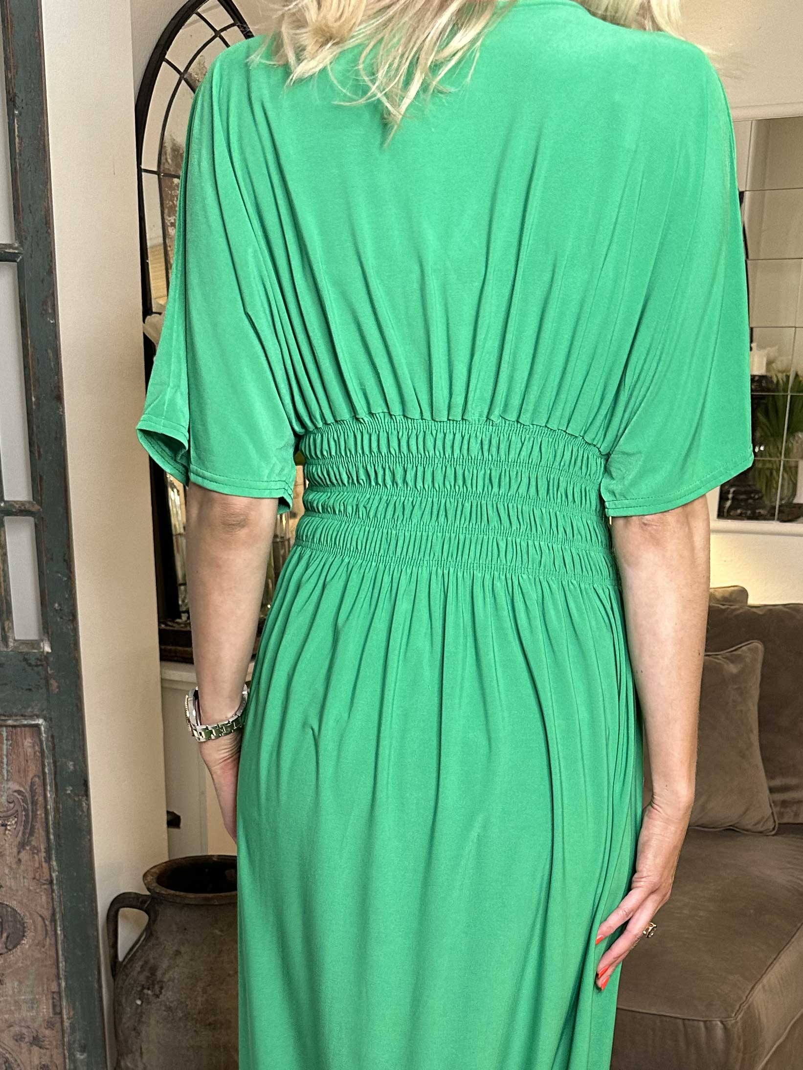 Pams Plain - Elastisk kjole med smock